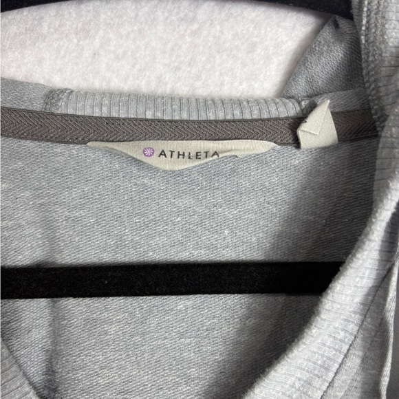 Athleta Gray Long Sleeve Hoodie Dress - Picture 3 of 3